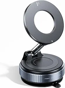 REOKILY Vacuum Magnetic Phone Holder – 96LBS Suction & 360° Mount